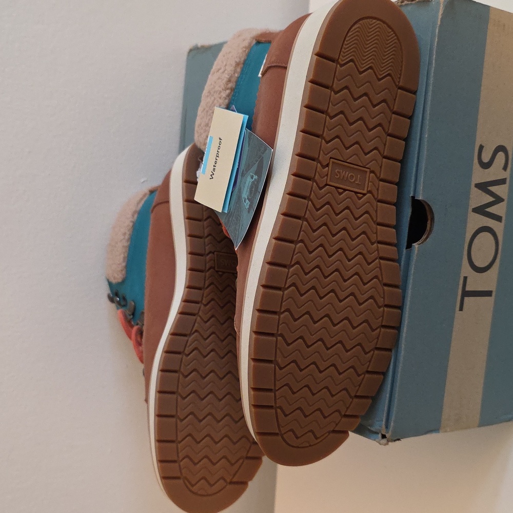 🆕️ Toms Mesa Waterproof Booties / Brown, Multi / Size 6 - Picture 7 of 7